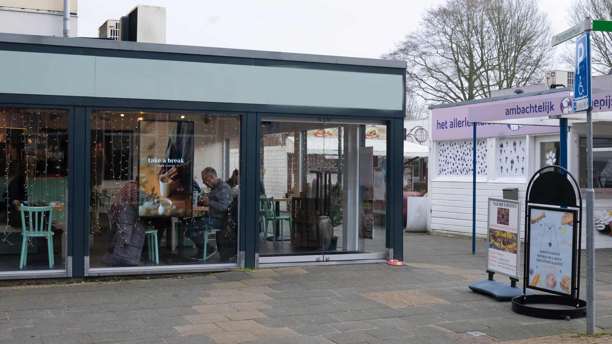 Lunchroom/Barista café in het centrum