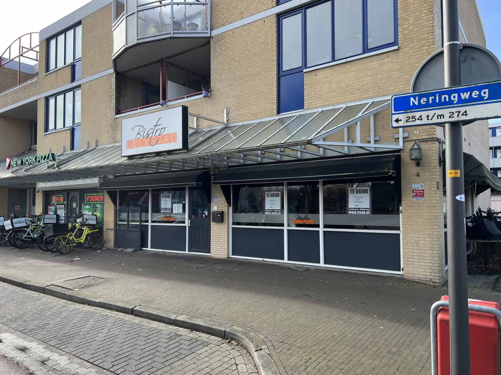 Restaurant met gevelterras op een leuke locatie in Lelystad