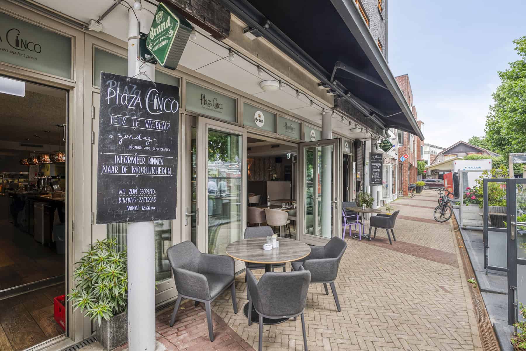 Restaurant met prachtig terras