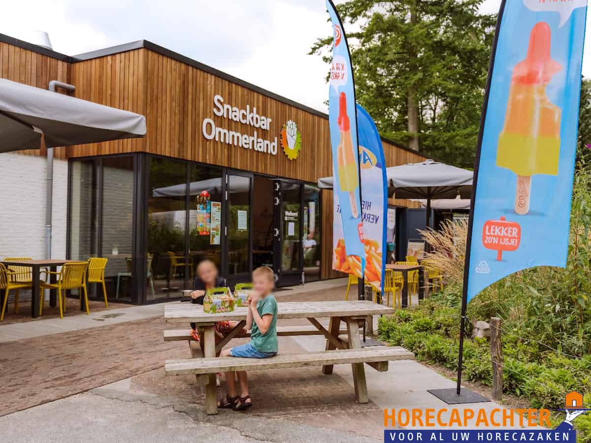 Cafetaria te pacht op een groot vakantiepark in Overijssel