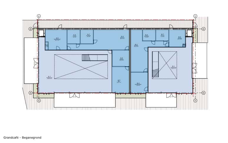 Lelystad te huur ca. 500m2 cascohorecaruimte op zeer drukke locatie Th