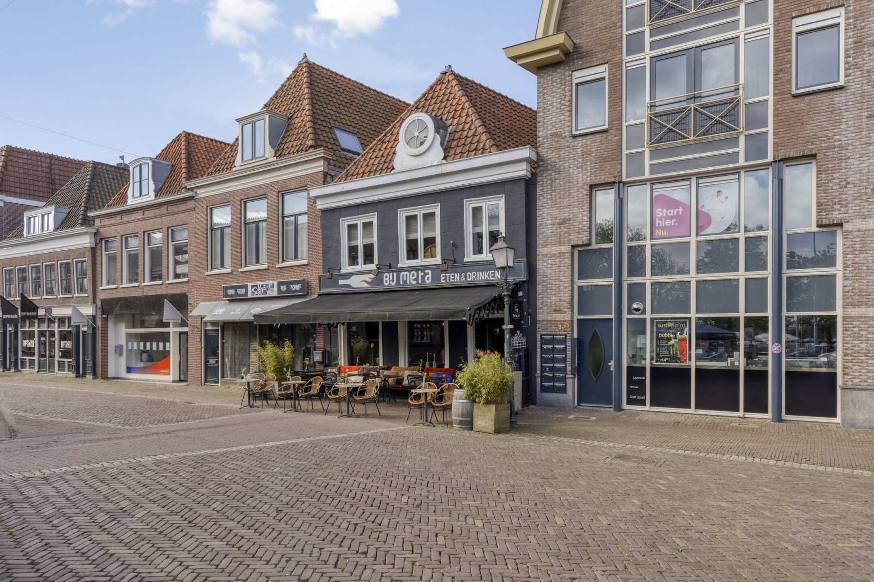 Karakteristiek restaurant op toplocatie