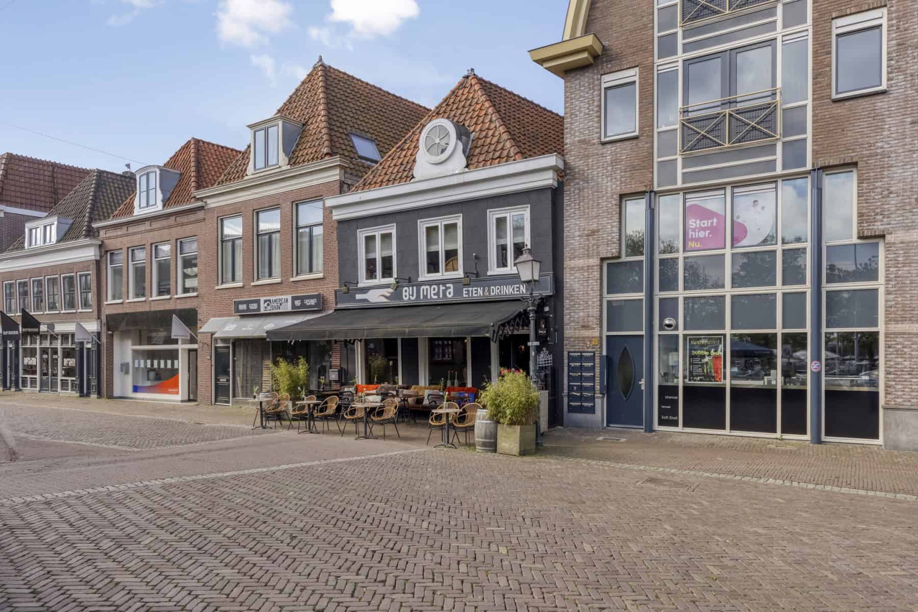 Karakteristiek restaurant op toplocatie