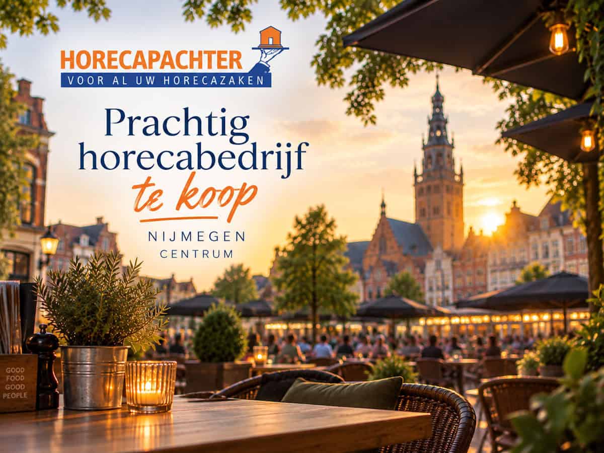 Horecabedrijf te koop in Nijmegen | Terras en bedrijfswoning